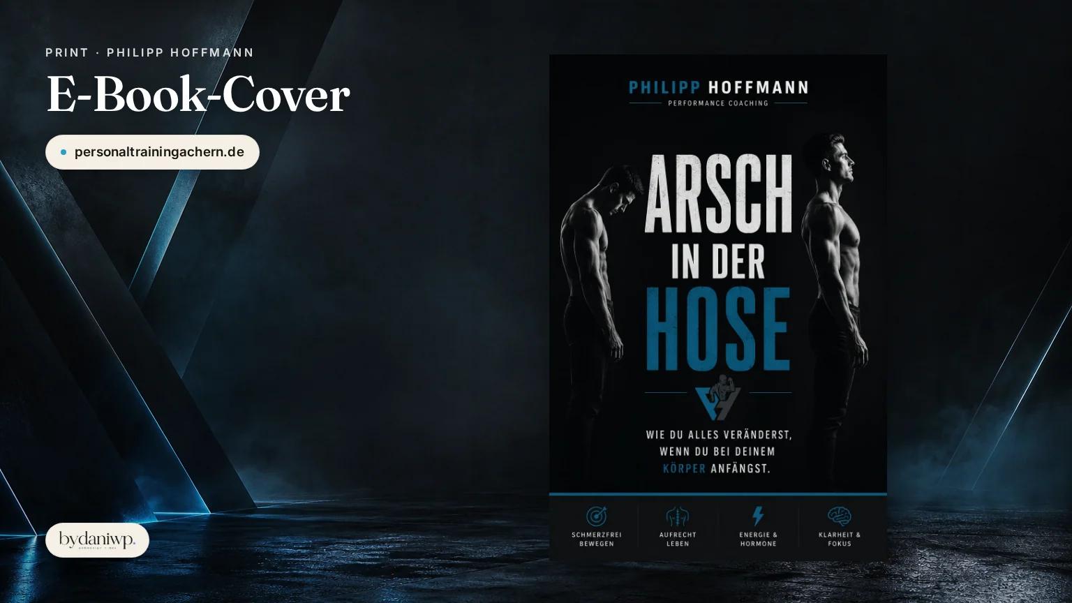 E-Book-Cover Arsch in der Hose fuer Philipp Hoffmann